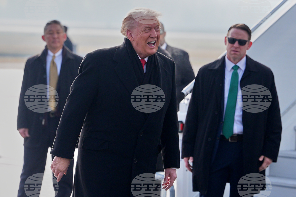 APTOPIX Switzerland Davos Trump