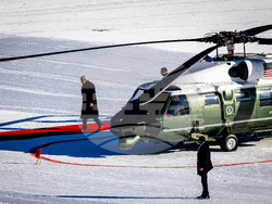 APTOPIX Switzerland Davos Trump