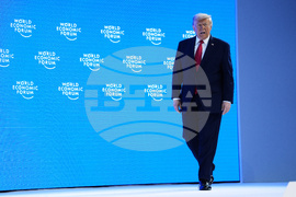 APTOPIX Switzerland Davos Trump