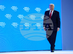 APTOPIX Switzerland Davos Trump