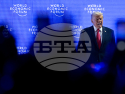 APTOPIX Switzerland Davos Trump