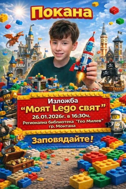 Изложба на шестокласника Благовест Петров с оригинални проекти ще бъде представена в Монтана