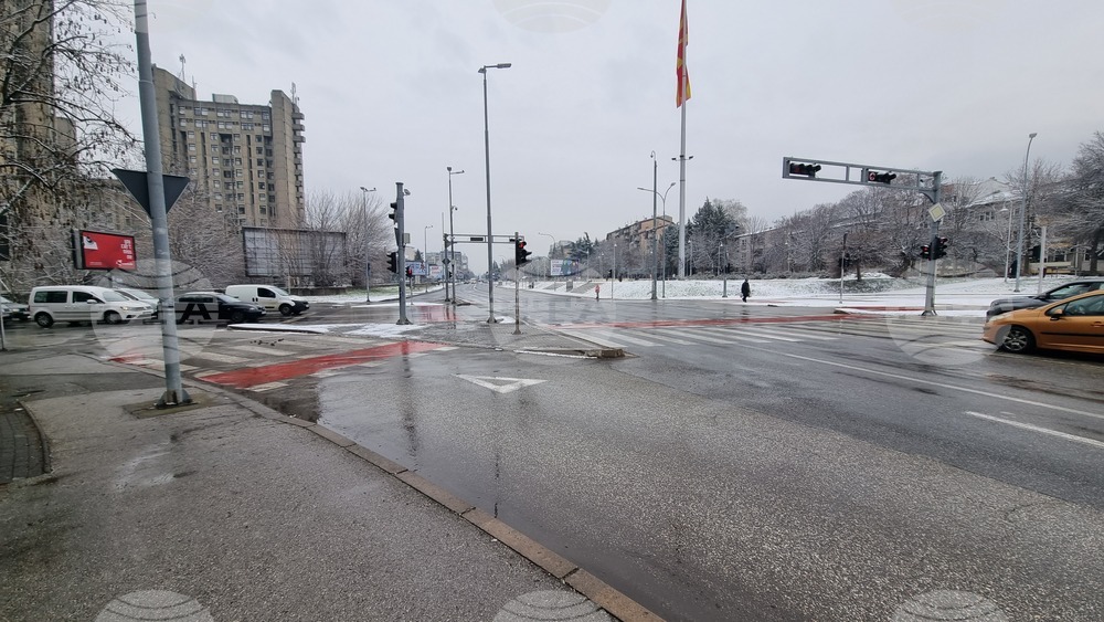 Република Северна Македония - Скопие - сняг