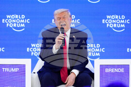 APTOPIX Switzerland Davos Trump