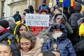 Румъния - Калин Джорджеску - симпатизанти - подкрепа