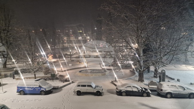 Слаб сняг вали в област Смолян, няма въведени ограничения