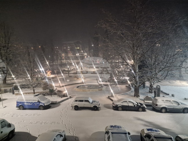 Слаб сняг вали в област Смолян, няма въведени ограничения