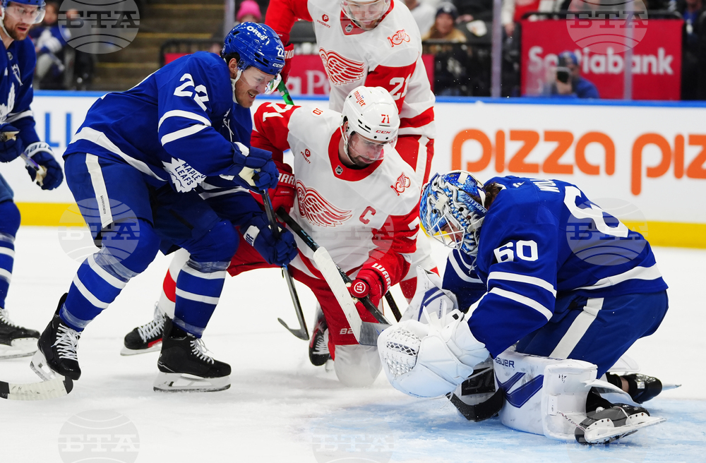 Red Wings Maple Leafs Hockey