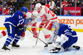 Red Wings Maple Leafs Hockey
