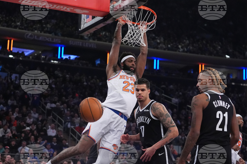Nets Knicks Basketball
