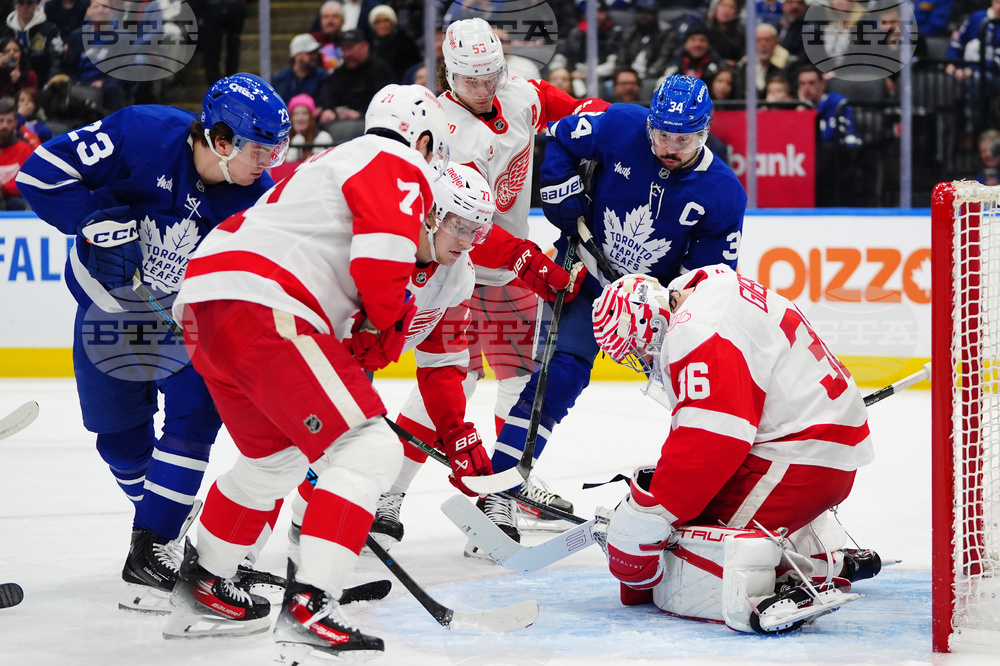 Red Wings Maple Leafs Hockey