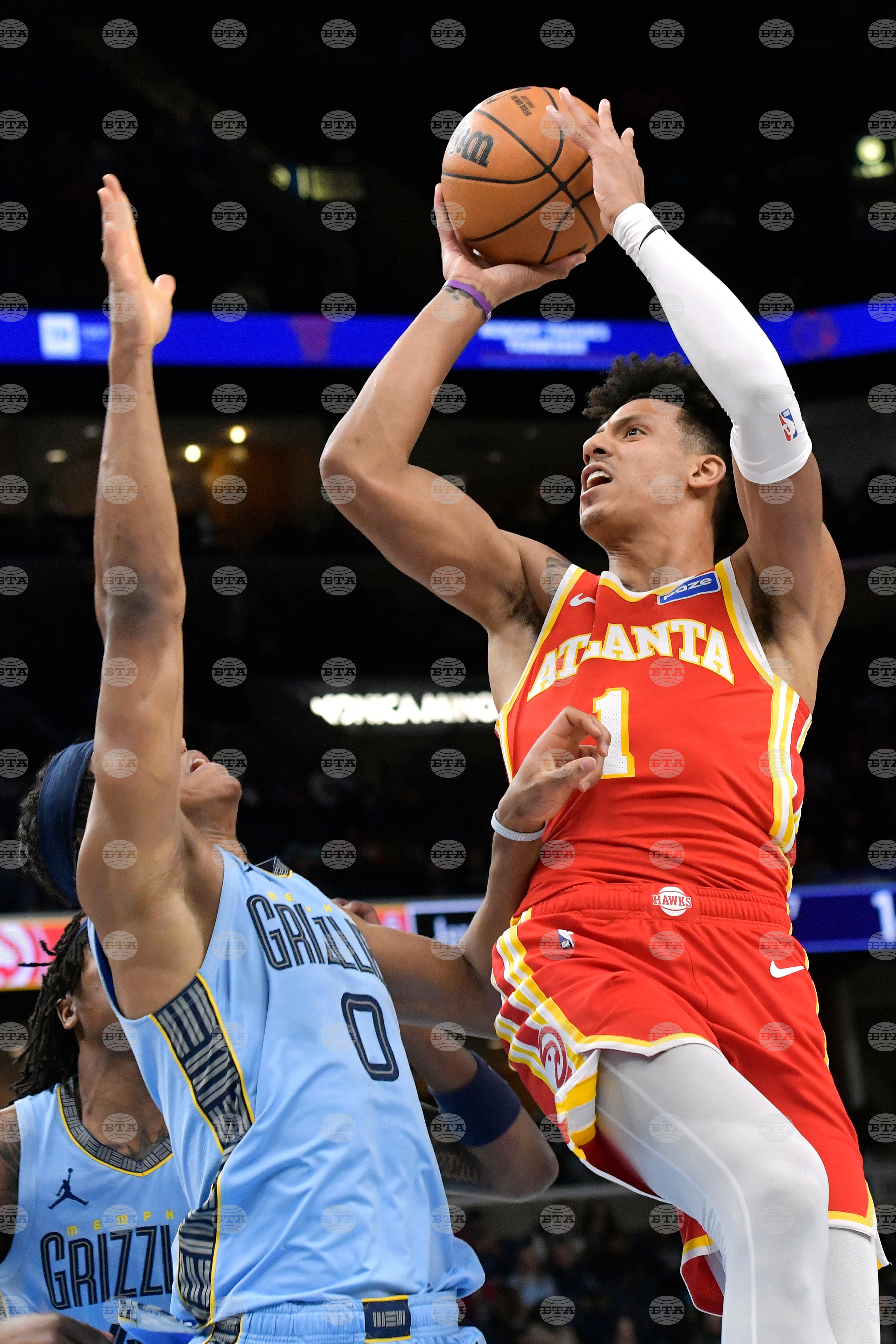 Hawks Grizzlies Basketball