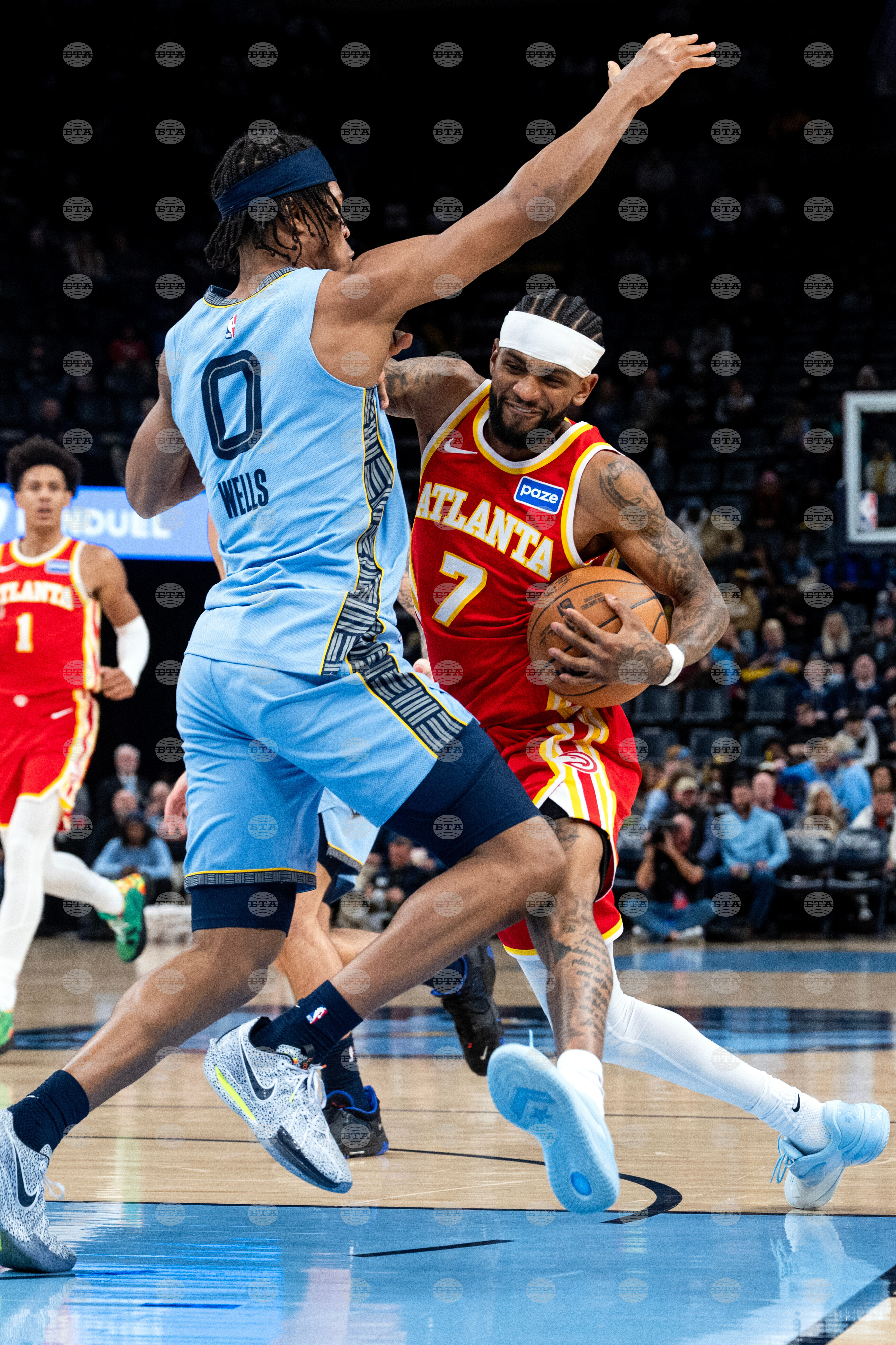 Hawks Grizzlies Basketball