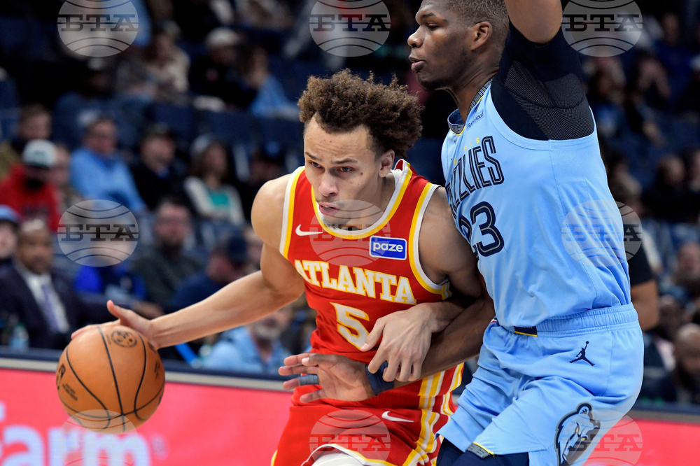 Hawks Grizzlies Basketball