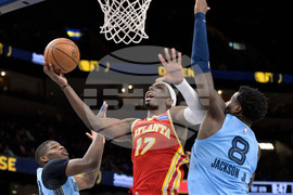 Hawks Grizzlies Basketball