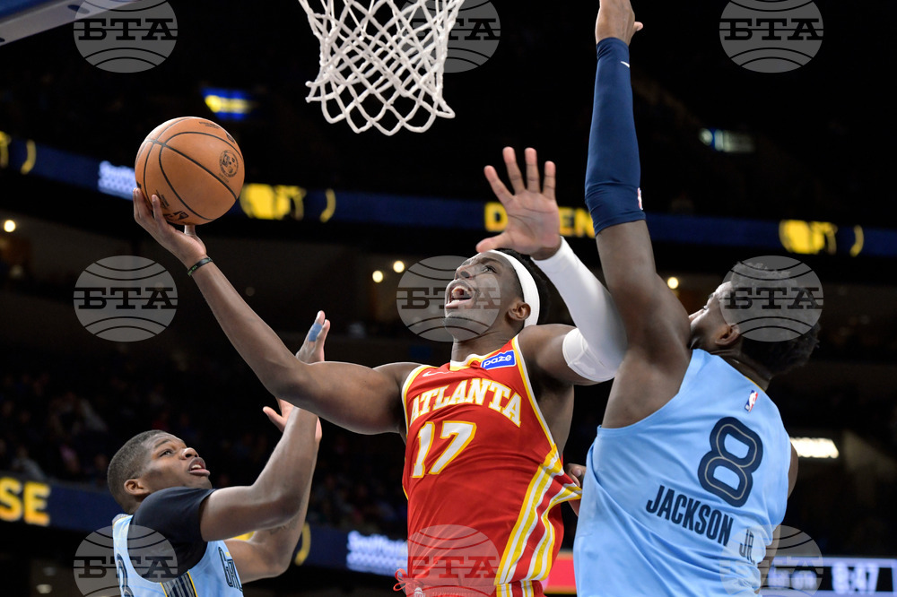 Hawks Grizzlies Basketball