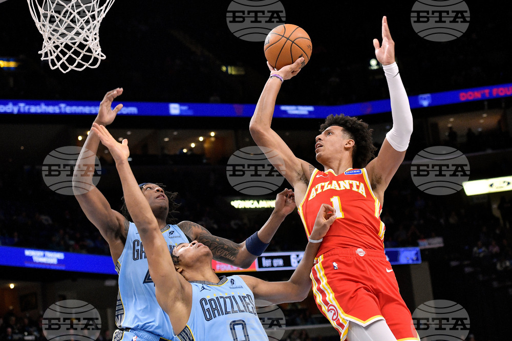 Hawks Grizzlies Basketball