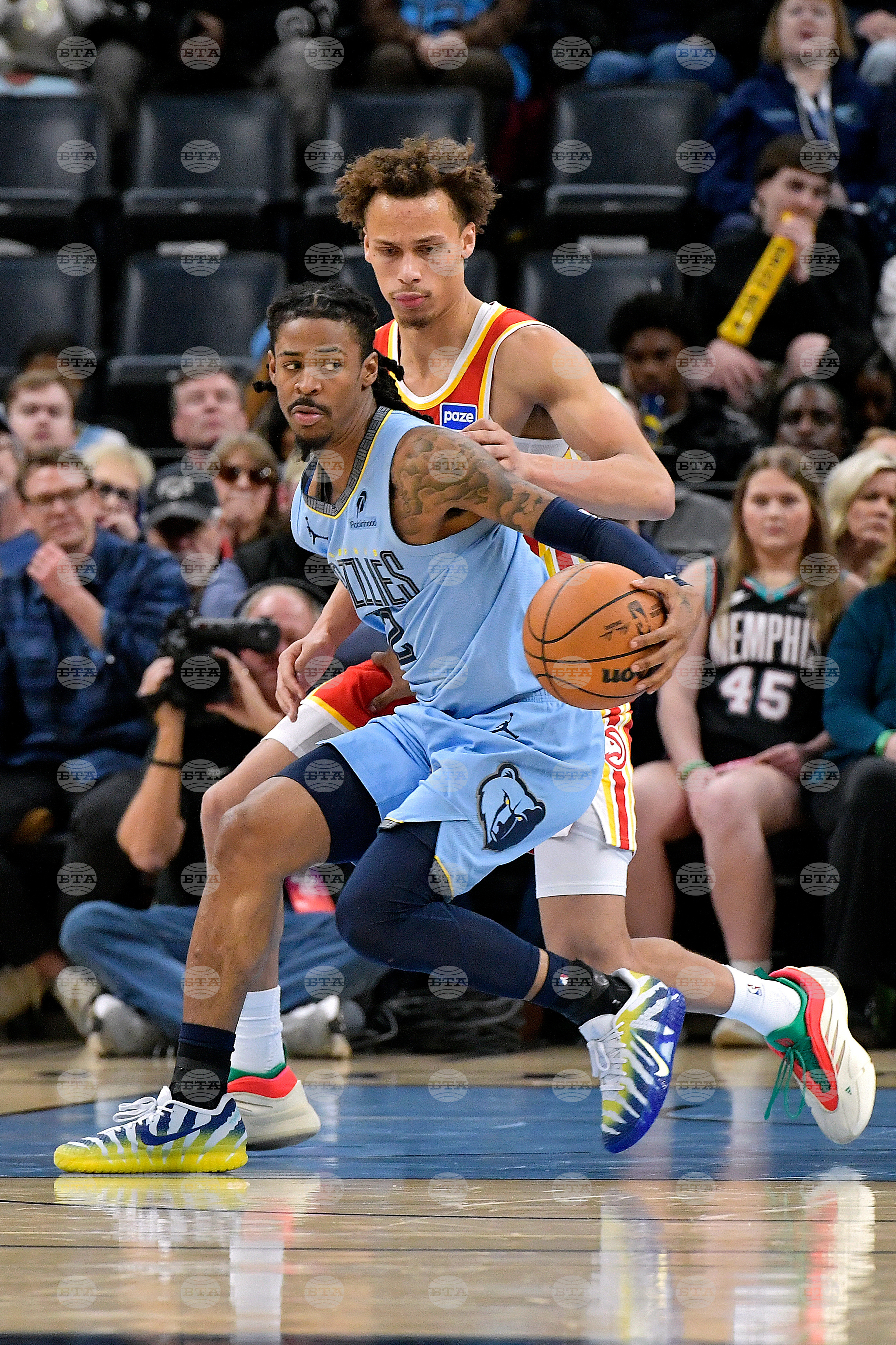 Hawks Grizzlies Basketball