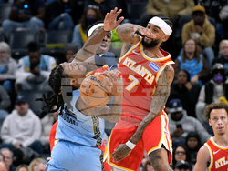 Hawks Grizzlies Basketball