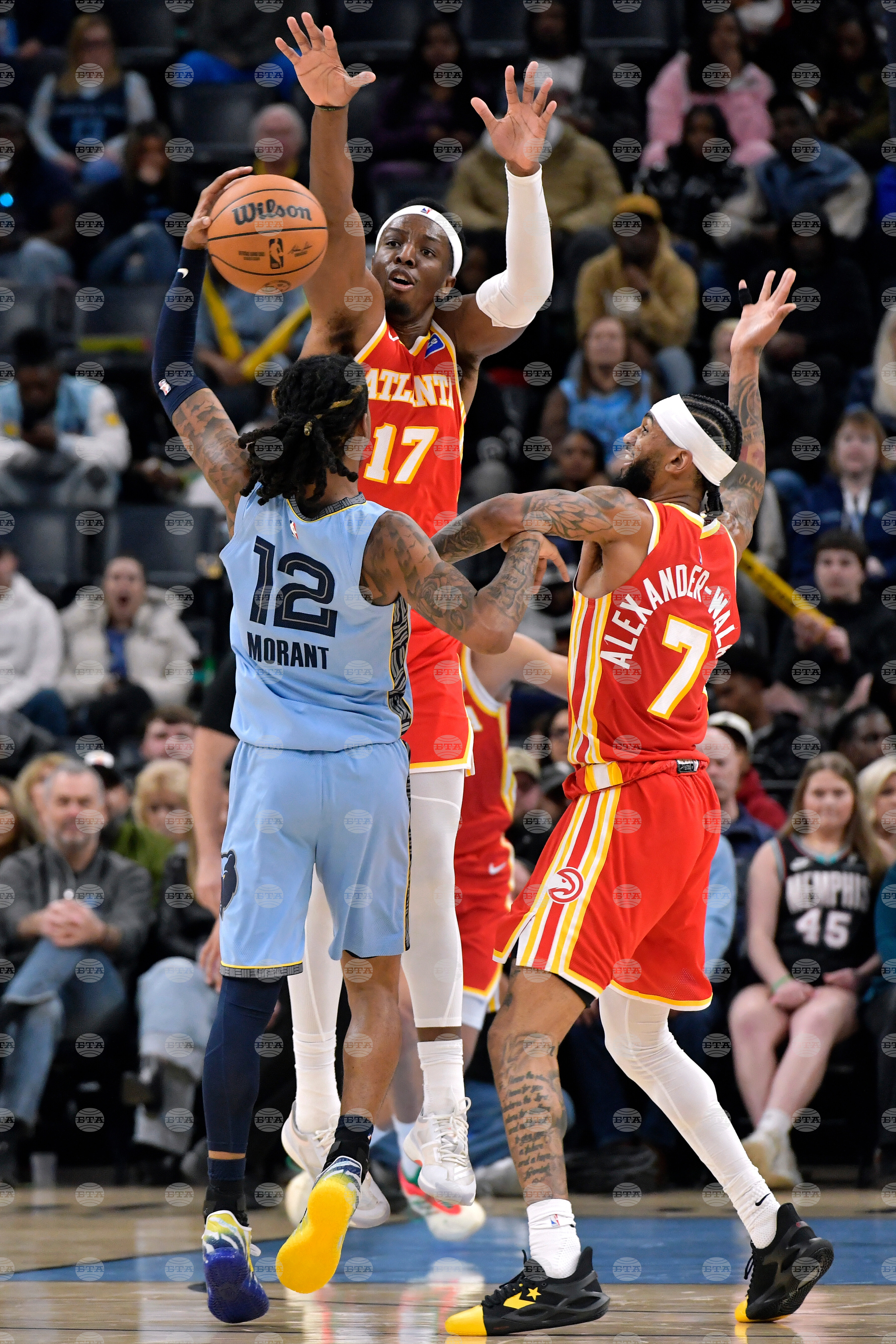 Hawks Grizzlies Basketball