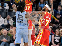 Hawks Grizzlies Basketball