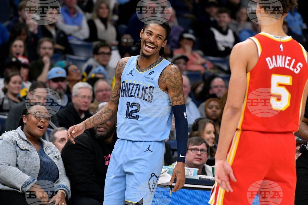 Hawks Grizzlies Basketball