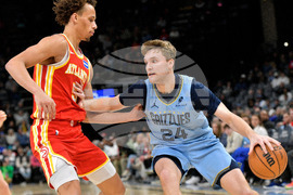 Hawks Grizzlies Basketball