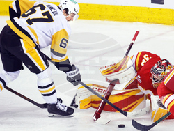 Penguins Flames Hockey