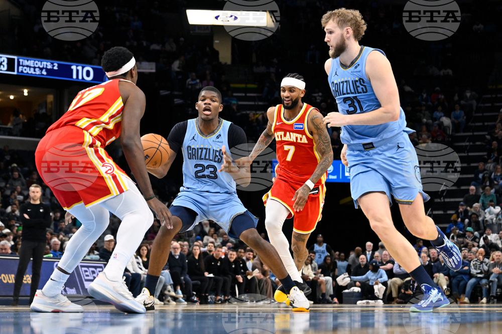 Hawks Grizzlies Basketball