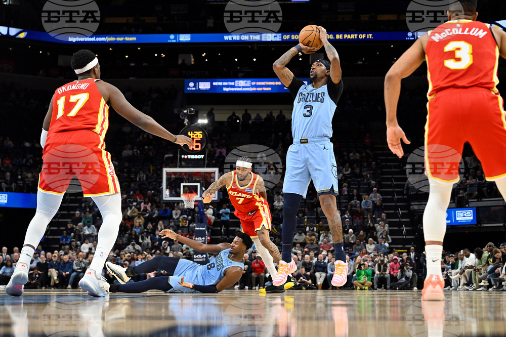 Hawks Grizzlies Basketball