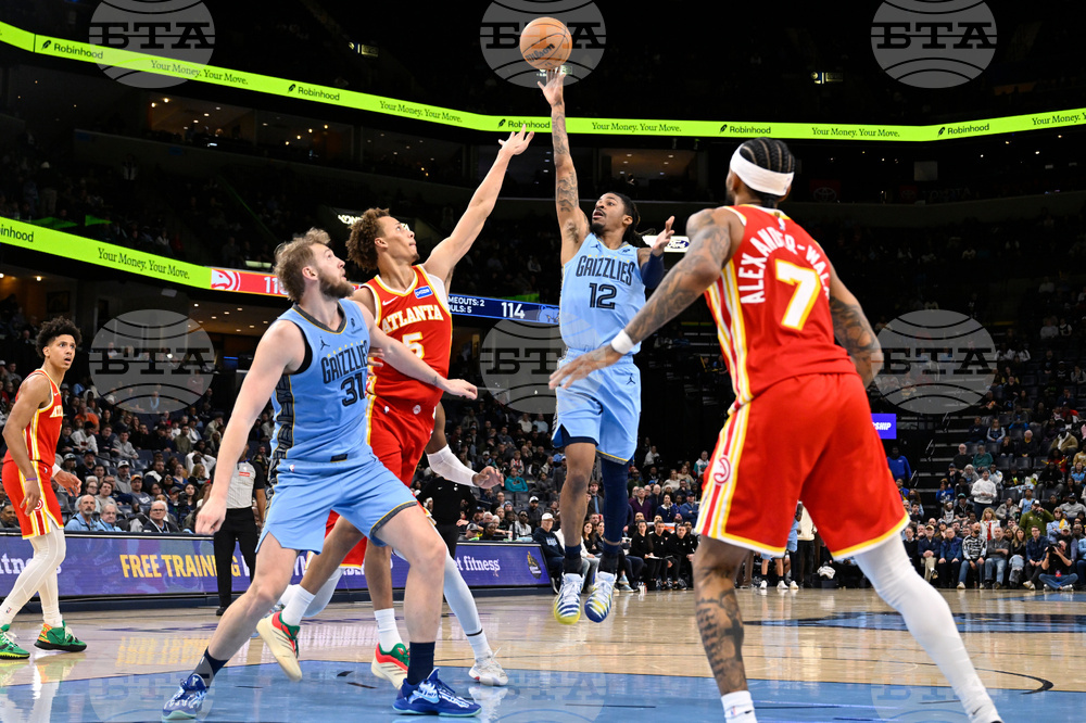 Hawks Grizzlies Basketball