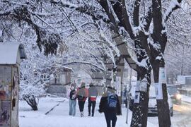 Кърджали - зимна обстановка