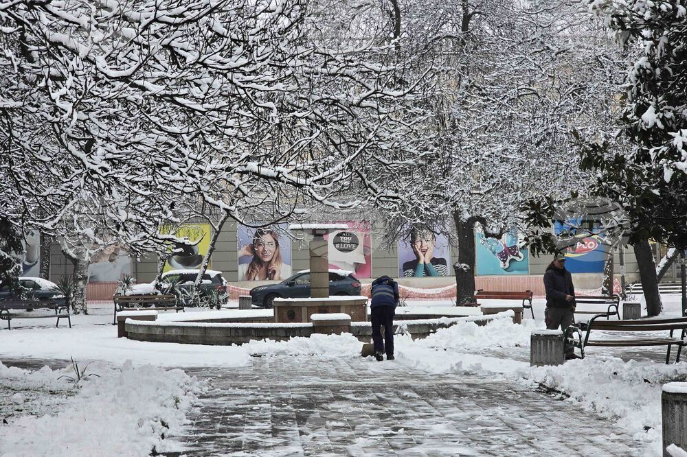Кърджали - зимна обстановка