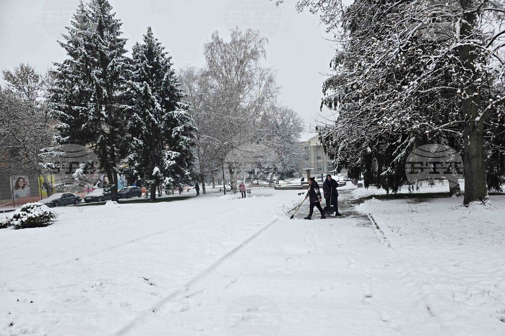 Кърджали - зимна обстановка