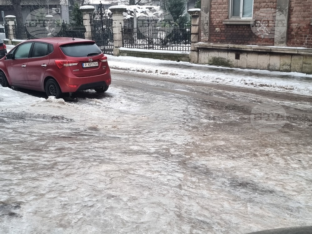 Русе - поледица - метеорологична обстановка