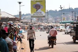 CORRECTION Uganda Election