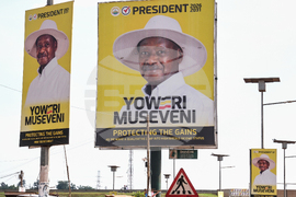 CORRECTION Uganda Election