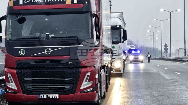 Интензивен е трафикът на граничните пунктове "Капитан Андреево и "Лесово" за товарни автомобили