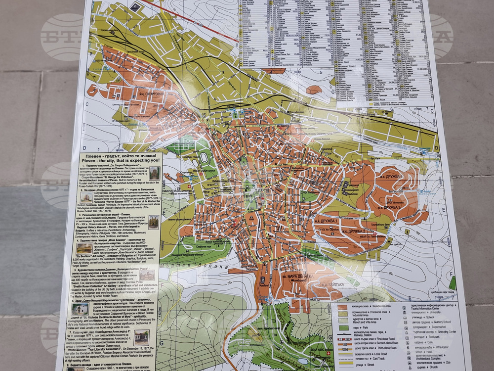 Плевен - туристическа карта - представяне