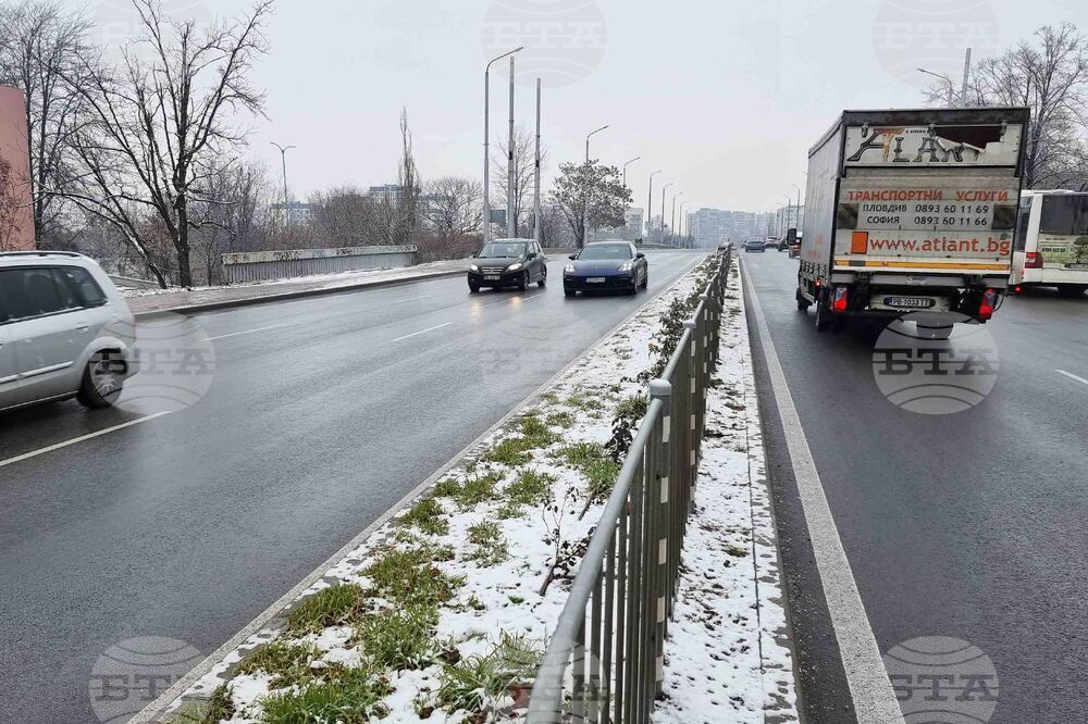 Пловдив - пътна мрежа - зимна обстановка