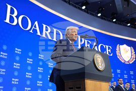 APTOPIX Switzerland Davos Trump