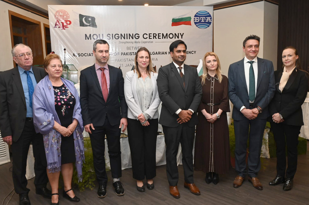 Пакистан - БТА и националната новинарска агенция на Пакистан АПП подписаха договор за обмяна на новини