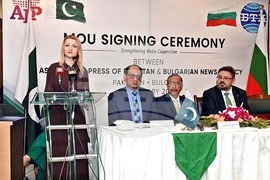 Пакистан - БТА и националната новинарска агенция на Пакистан АПП подписаха договор за обмяна на новини