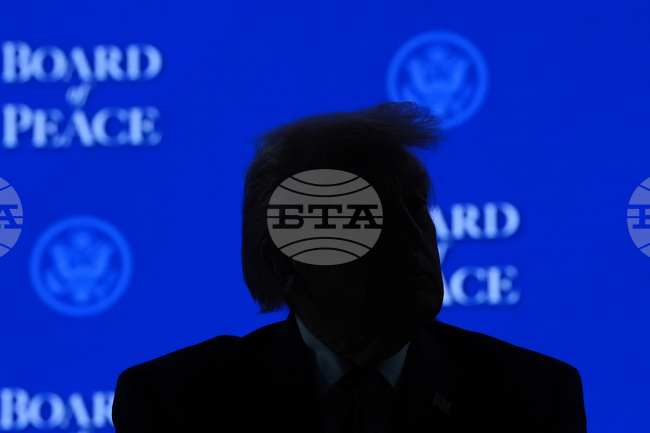 APTOPIX Switzerland Davos Trump