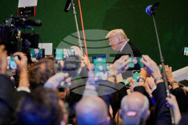 APTOPIX Switzerland Davos Trump