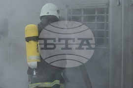 Хасково - пожар - камион с животни