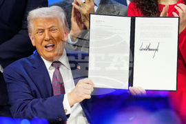 APTOPIX Switzerland Davos Trump