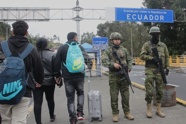 Colombia Ecuador Border
