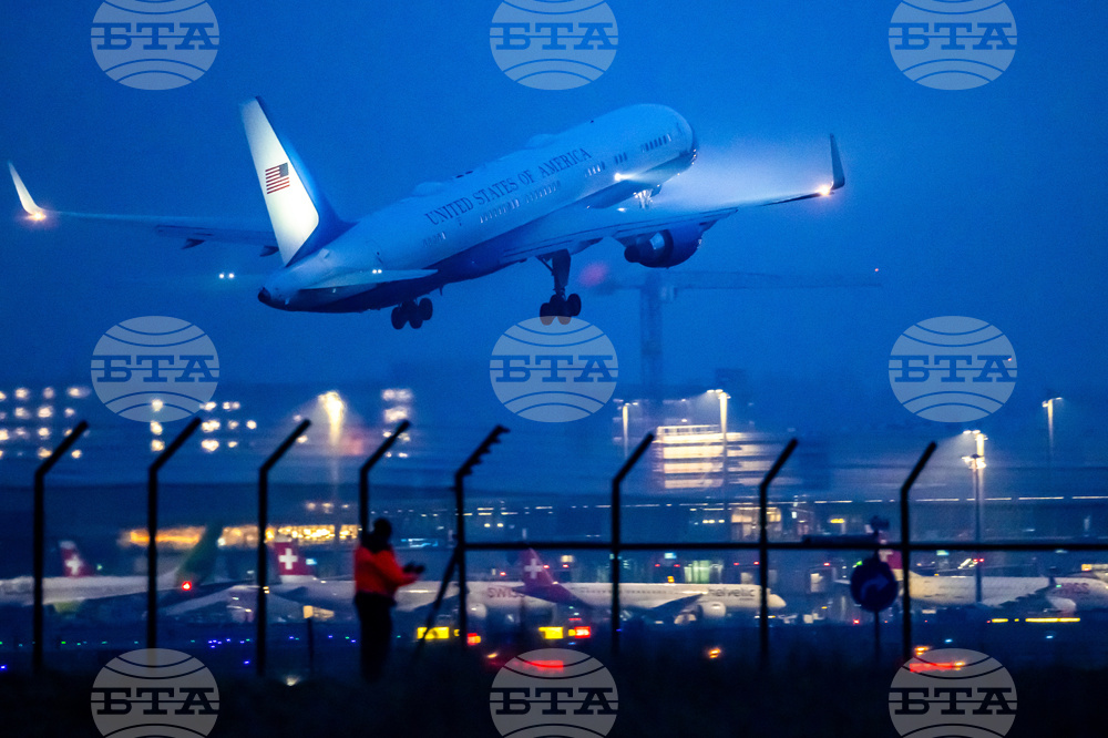 APTOPIX Switzerland Davos Trump