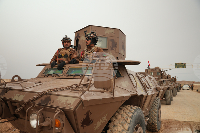 APTOPIX Iraq Syria Border